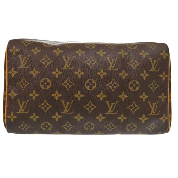 LOUIS VUITTON Authentic Brown Monogram Speedy 30 Bag - Picture 5 of 10